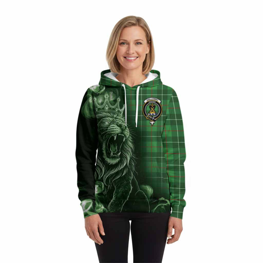 Galloway Tartan Hoodie Roaring Lion Heritage