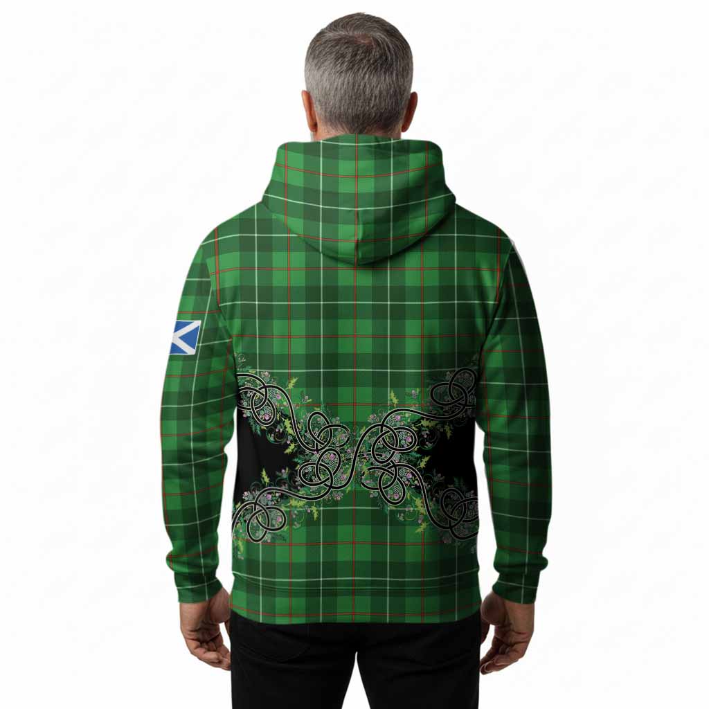 Galloway Tartan Hoodie Thistle Scottish Spirit