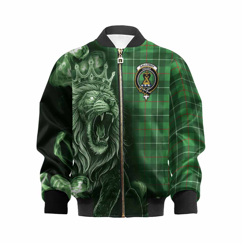 Galloway Tartan Kid Bomber Jacket Roaring Lion Heritage