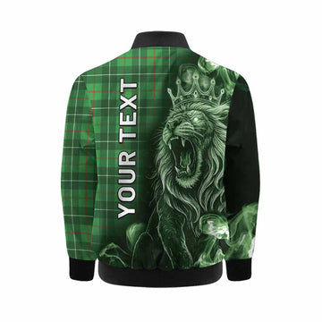 Galloway Tartan Kid Bomber Jacket Roaring Lion Heritage