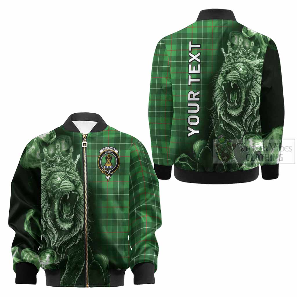 Galloway Tartan Kid Bomber Jacket Roaring Lion Heritage