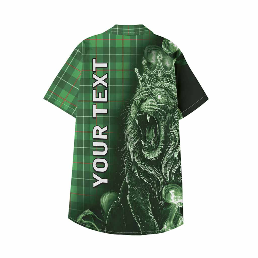 Galloway Tartan Kid Hawaiian Shirt Roaring Lion Heritage