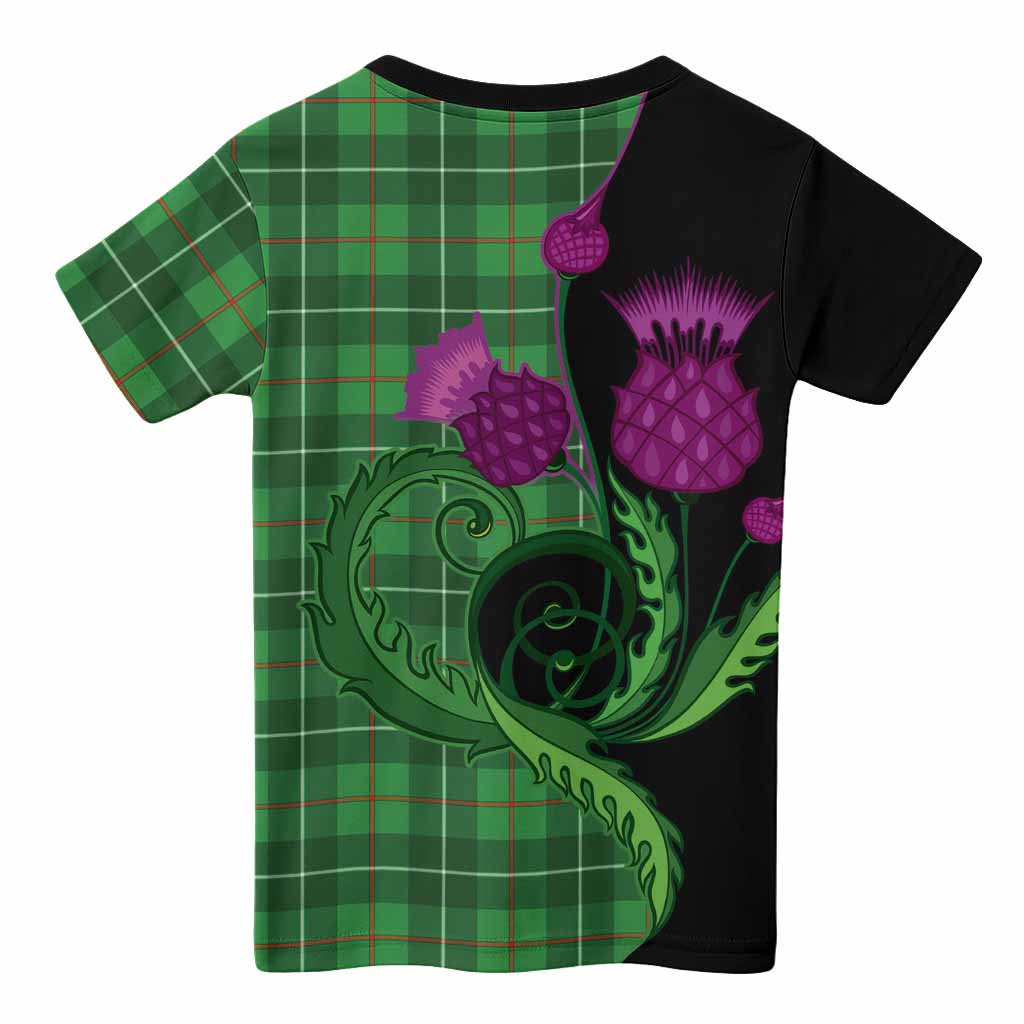 Galloway Tartan Kid T-shirt Traditional Scottish Thistle