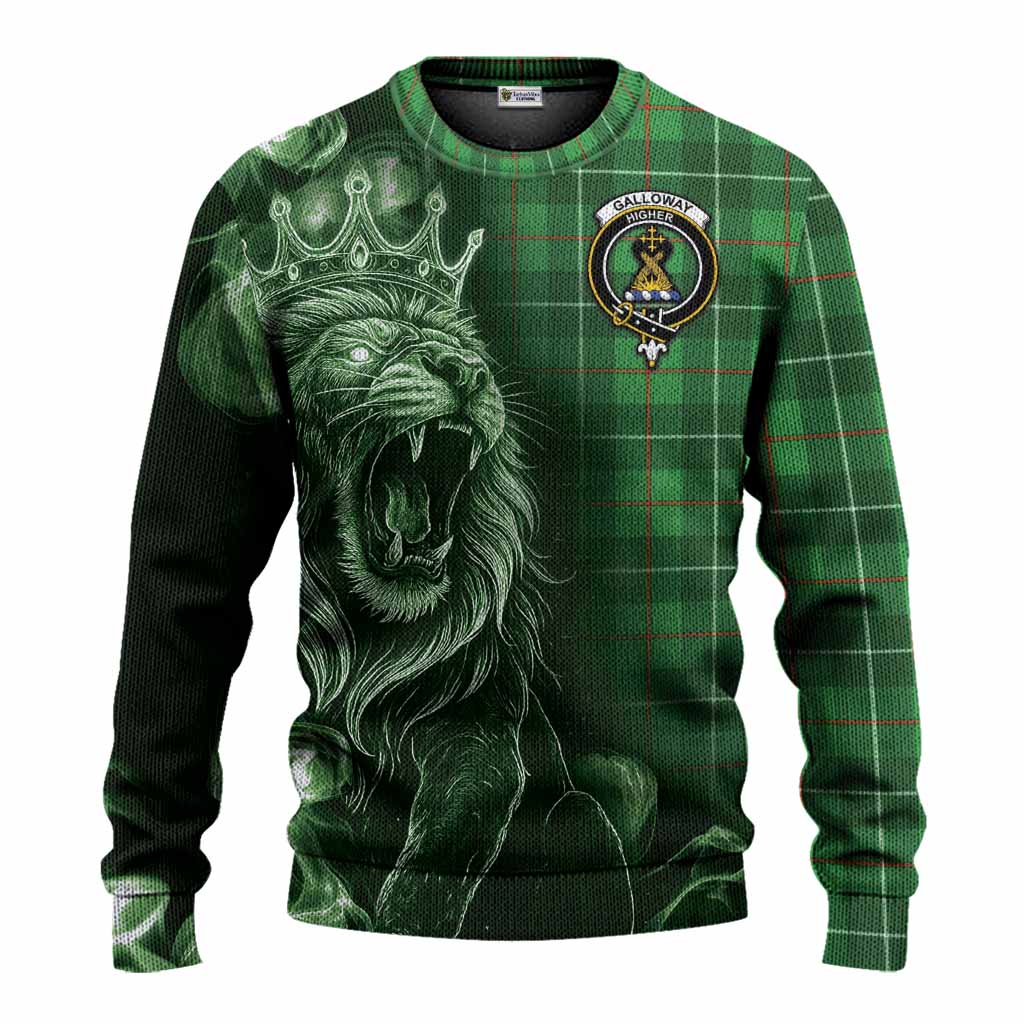 Galloway Tartan Knitted Sweater Roaring Lion Heritage