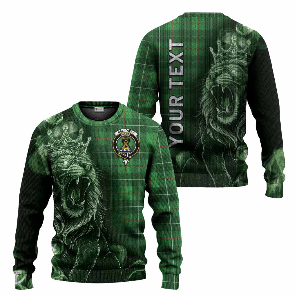 Galloway Tartan Knitted Sweater Roaring Lion Heritage