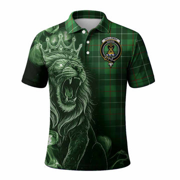 Galloway Tartan Polo Shirt Roaring Lion Heritage