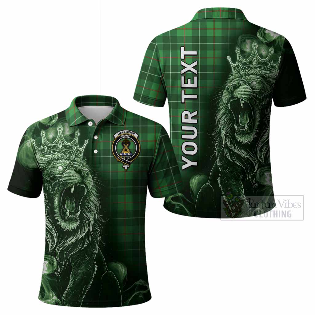 Galloway Tartan Polo Shirt Roaring Lion Heritage