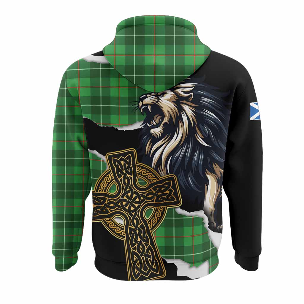 Galloway Tartan Scottish Hoodie Lion Celtic Heritage