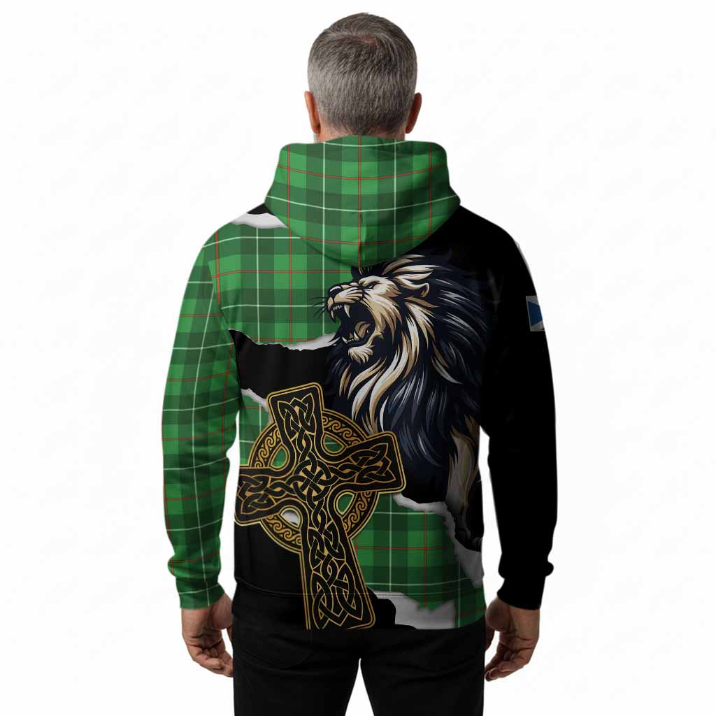 Galloway Tartan Scottish Hoodie Lion Celtic Heritage
