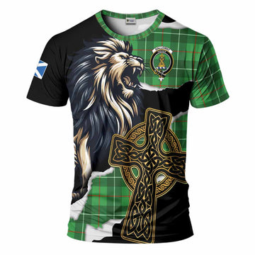 Galloway Tartan Scottish T-Shirt Lion Celtic Heritage