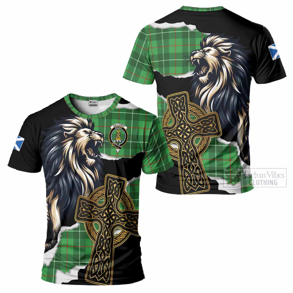 Galloway Tartan Scottish T-Shirt Lion Celtic Heritage