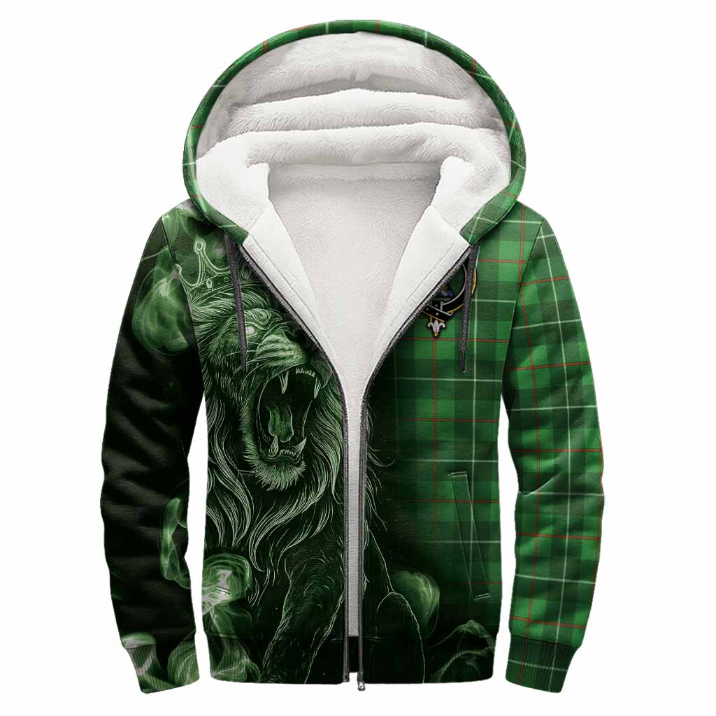 Galloway Tartan Sherpa Hoodie Roaring Lion Heritage