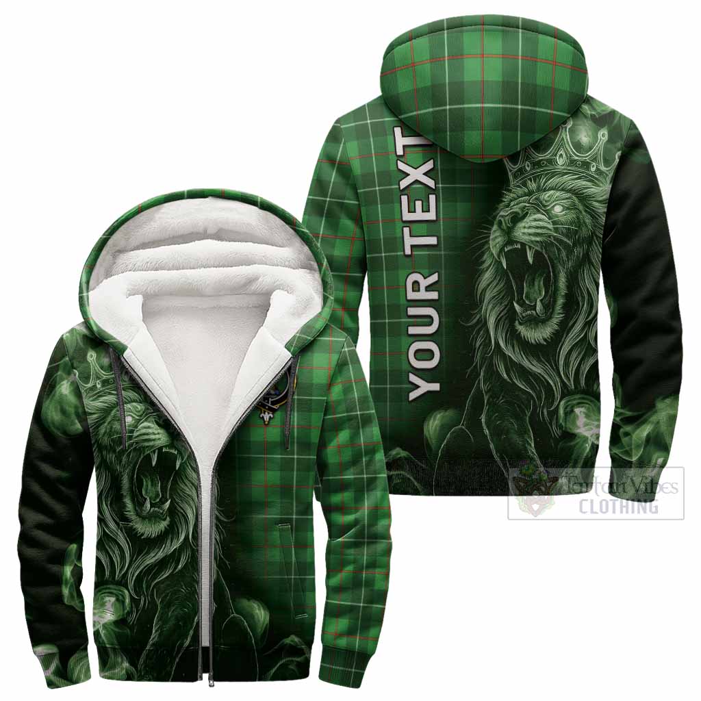 Galloway Tartan Sherpa Hoodie Roaring Lion Heritage
