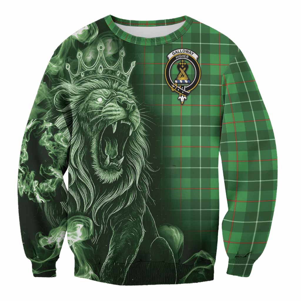 Galloway Tartan Sweatshirt Roaring Lion Heritage