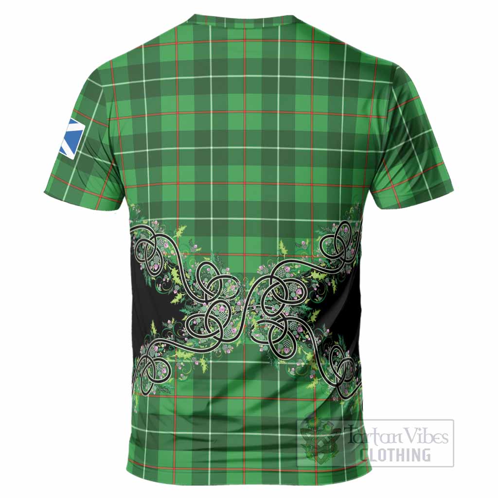 Galloway Tartan T-Shirt Thistle Scottish Spirit