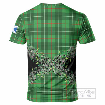Galloway Tartan T-Shirt Thistle Scottish Spirit