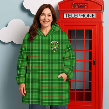 Galloway Tartan Wearable Blanket with Family Crest - Tartan Vibes Clothing