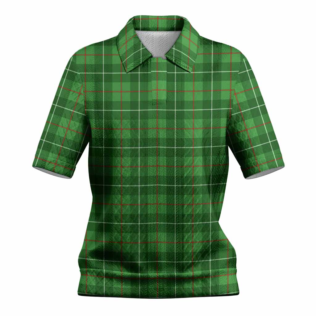Galloway Tartan Women’s Polo Sweater Top