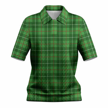 Galloway Tartan Women’s Polo Sweater Top