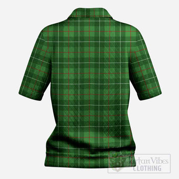 Galloway Tartan Women’s Polo Sweater Top