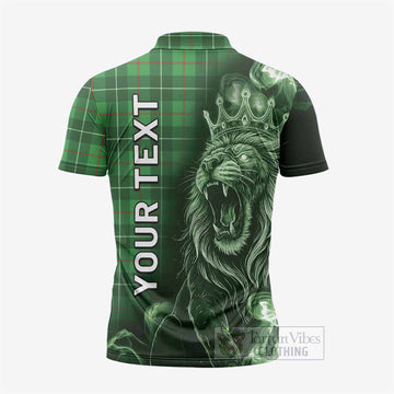 Galloway Tartan Zipper Polo Shirt Roaring Lion Heritage