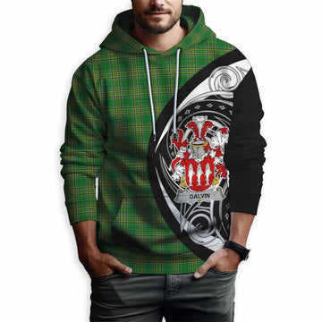 Galvin Irish Clan Hoodie Celtic Circle Style Pullover Hoodie - Tartan Vibes Clothing