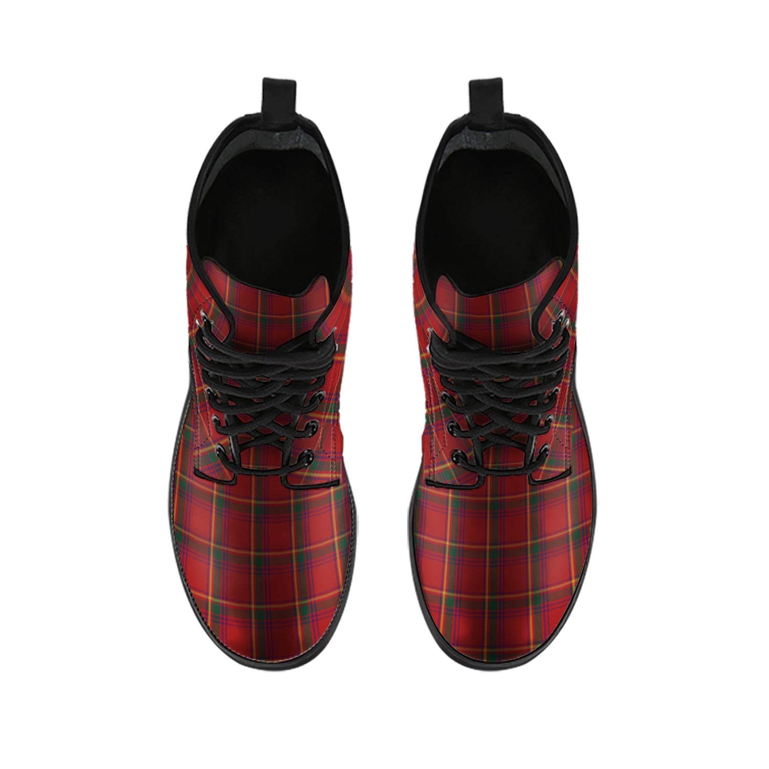 Galway County Ireland Tartan Leather Boots - Tartan Vibes Clothing