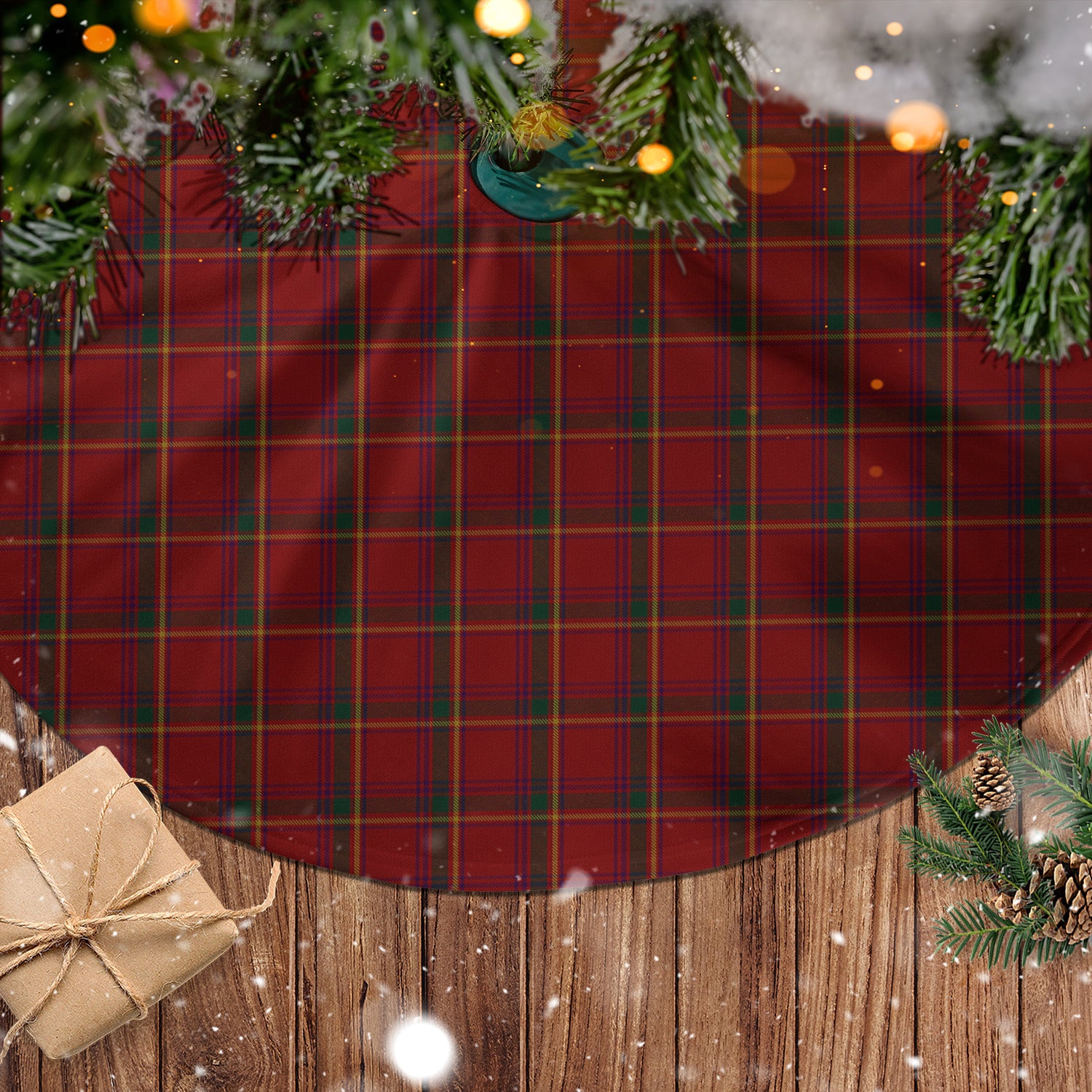Galway County Ireland Tartan Christmas Tree Skirt - Tartan Vibes Clothing