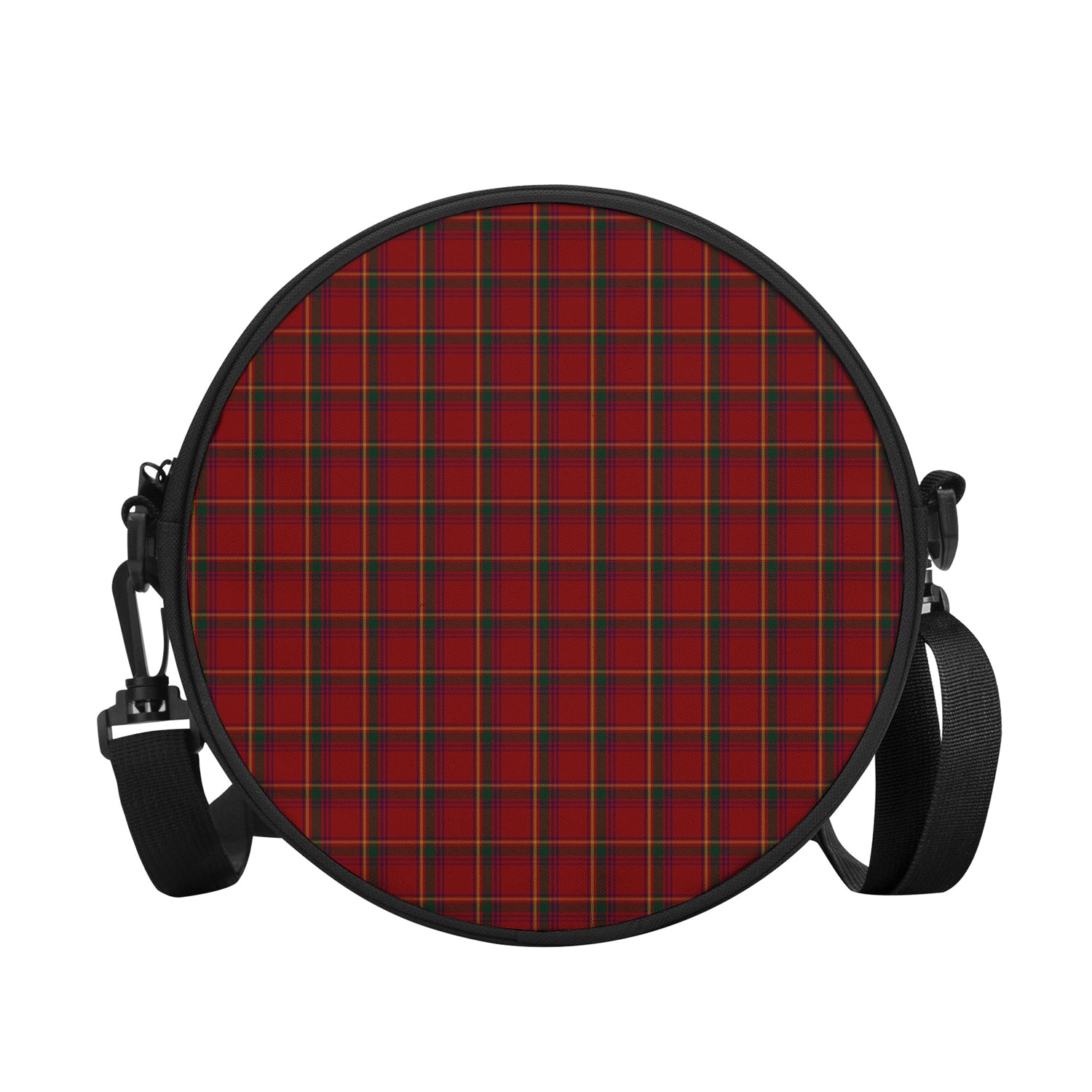 Galway County Ireland Tartan Round Satchel Bags - Tartan Vibes Clothing