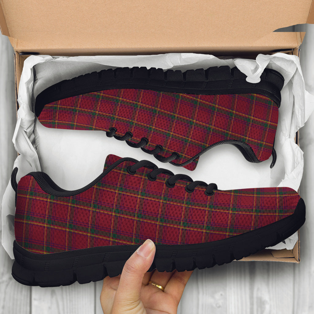 Galway County Ireland Tartan Sneakers - Tartan Vibes Clothing