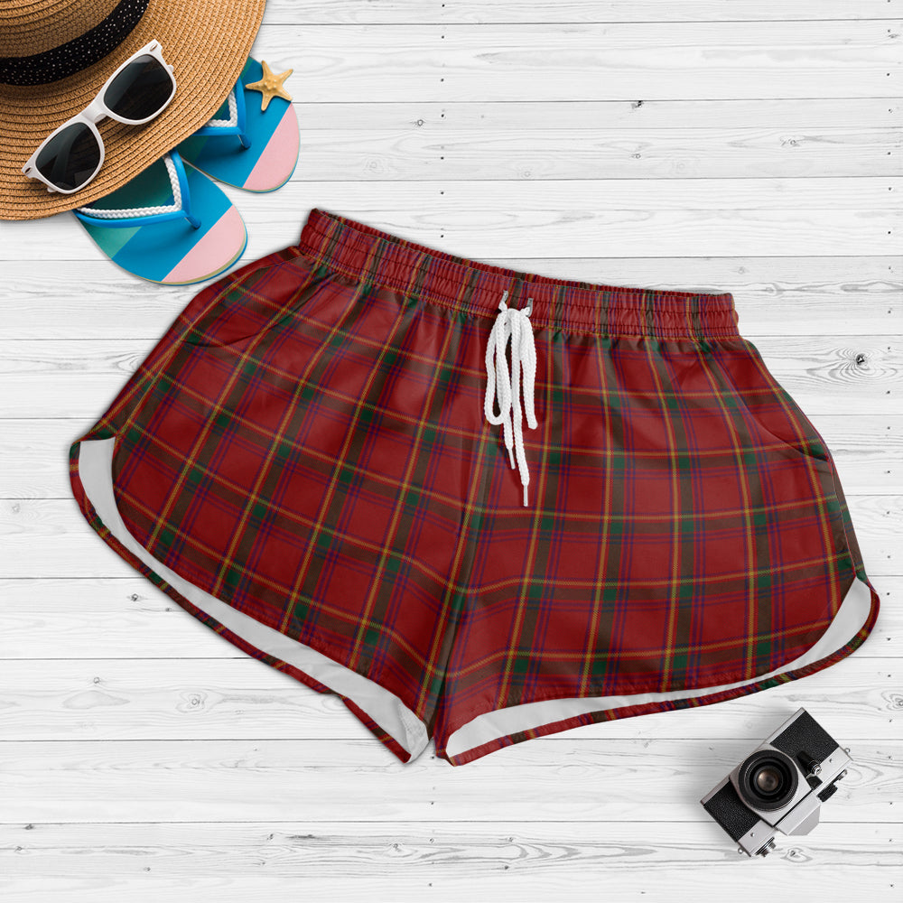 Galway County Ireland Tartan Womens Shorts 4XL - Tartan Vibes Clothing