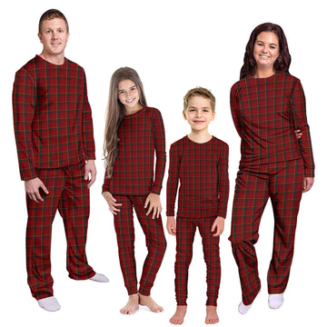 Galway County Ireland Tartan Pajamas Family Set