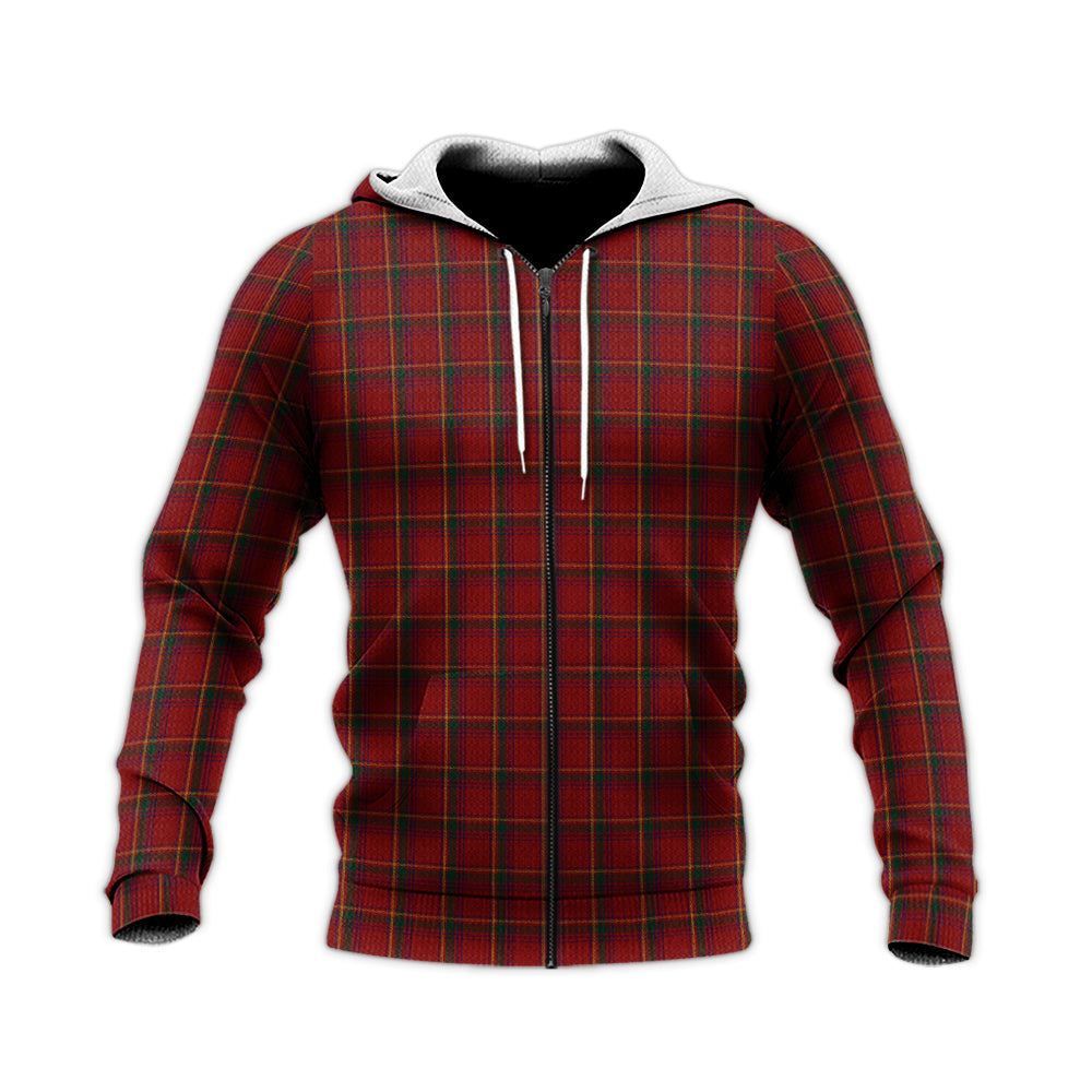 Galway County Ireland Tartan Knitted Hoodie - Tartan Vibes Clothing