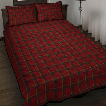 Galway County Ireland Tartan Quilt Bed Set