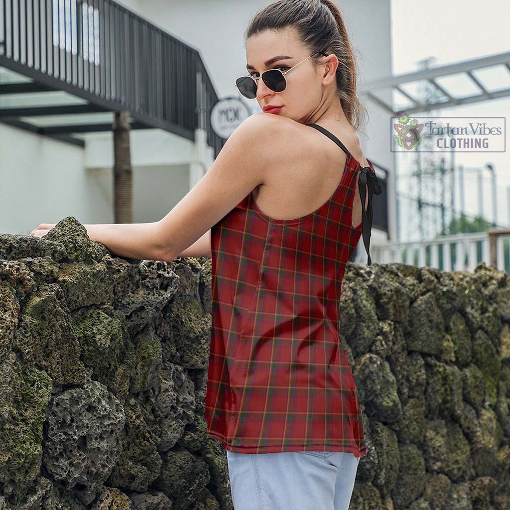Galway County Ireland Tartan Loose Halter Neck Camisole - Tartan Vibes Clothing