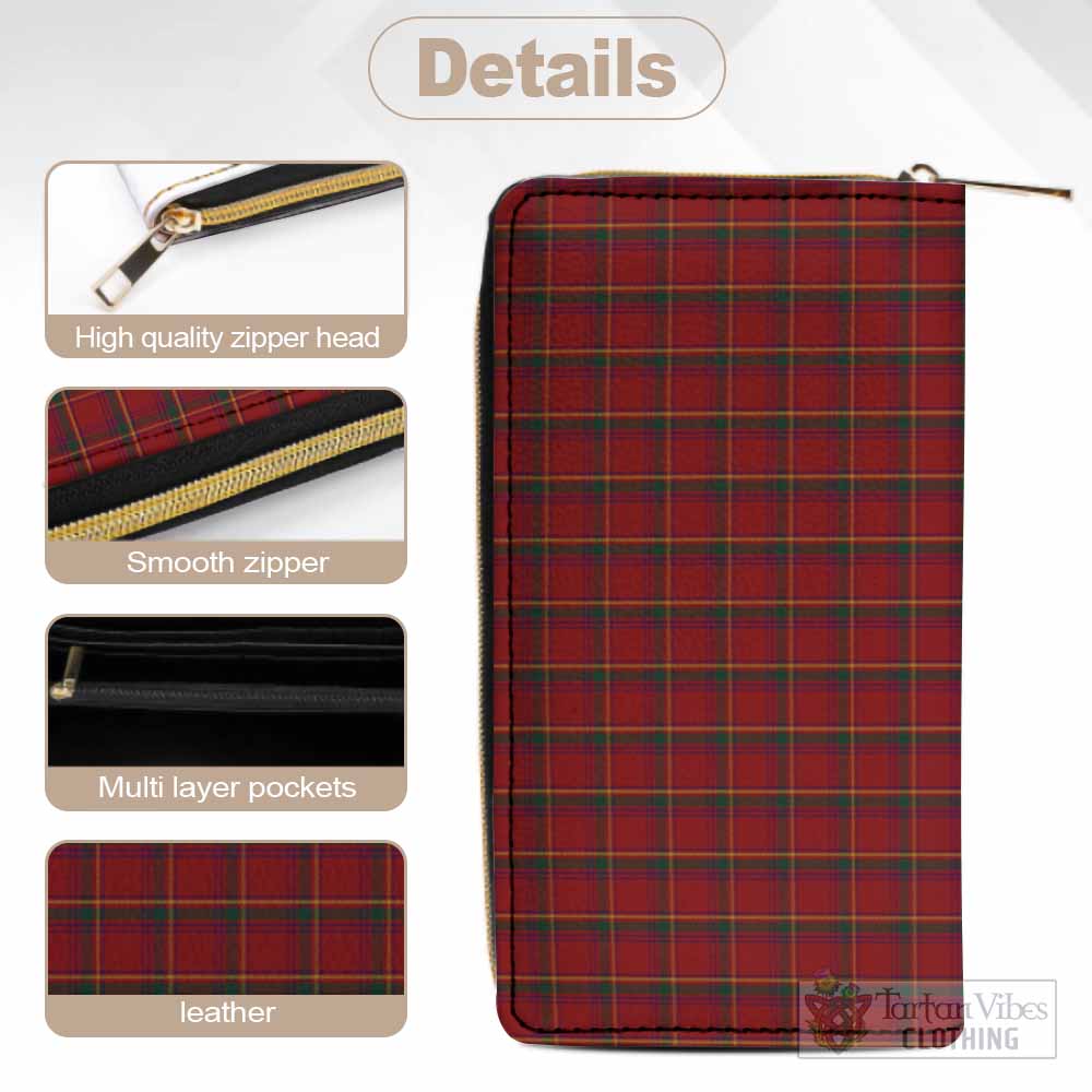 Galway County Ireland Tartan Women's Leather Wallet - Tartan Vibes Clothing