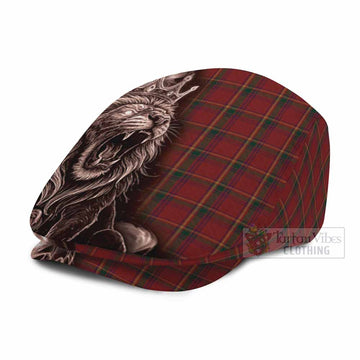 Galway County Ireland Tartan Flat Cap, Jeff Cap Roaring Lion Heritage