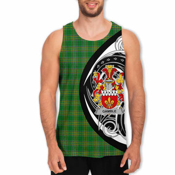 Gamble Irish Clan Men's Tank Top Celtic Circle Style