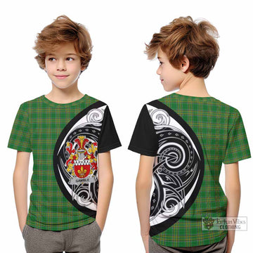 Gamble Irish Clan Kid T-Shirt Celtic Circle Style