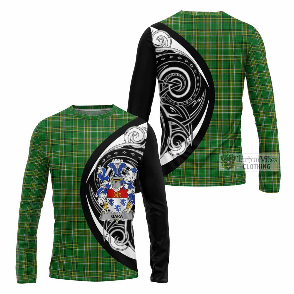 Gara Irish Clan Long Sleeve T-Shirt Celtic Circle Style - Tartan Vibes Clothing