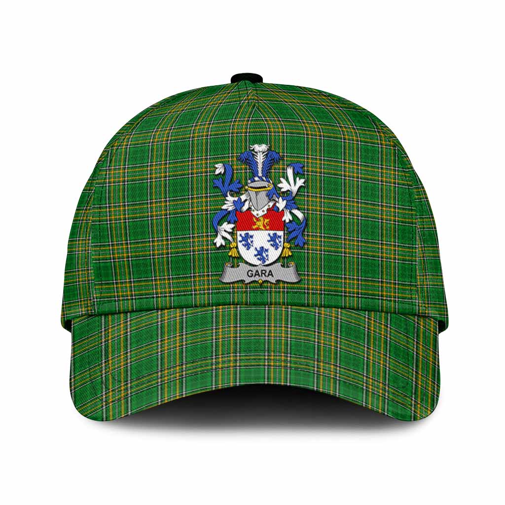 Gara Irish Clan Tartan Classic Cap with Coat of Arms