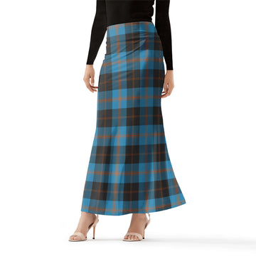 Garden Tartan Womens Full Length Skirt