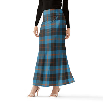 Garden (Gardyne) Tartan Womens Full Length Skirt Female - Tartan Vibes Clothing