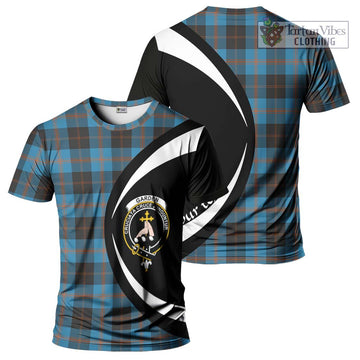 Garden (Gardyne) Tartan T-Shirt with Family Crest Circle Style Kid's Shirt - Tartan Vibes Clothing