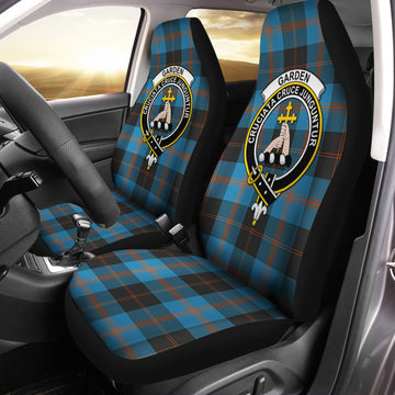 Garden Tartan Car Seat Cover with Family Crest