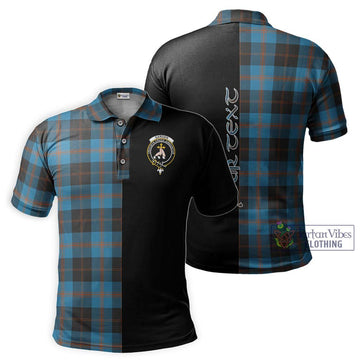 Garden (Gardyne) Tartan Polo Shirt with Family Crest and Half Of Me Style Kid - Tartan Vibes Clothing