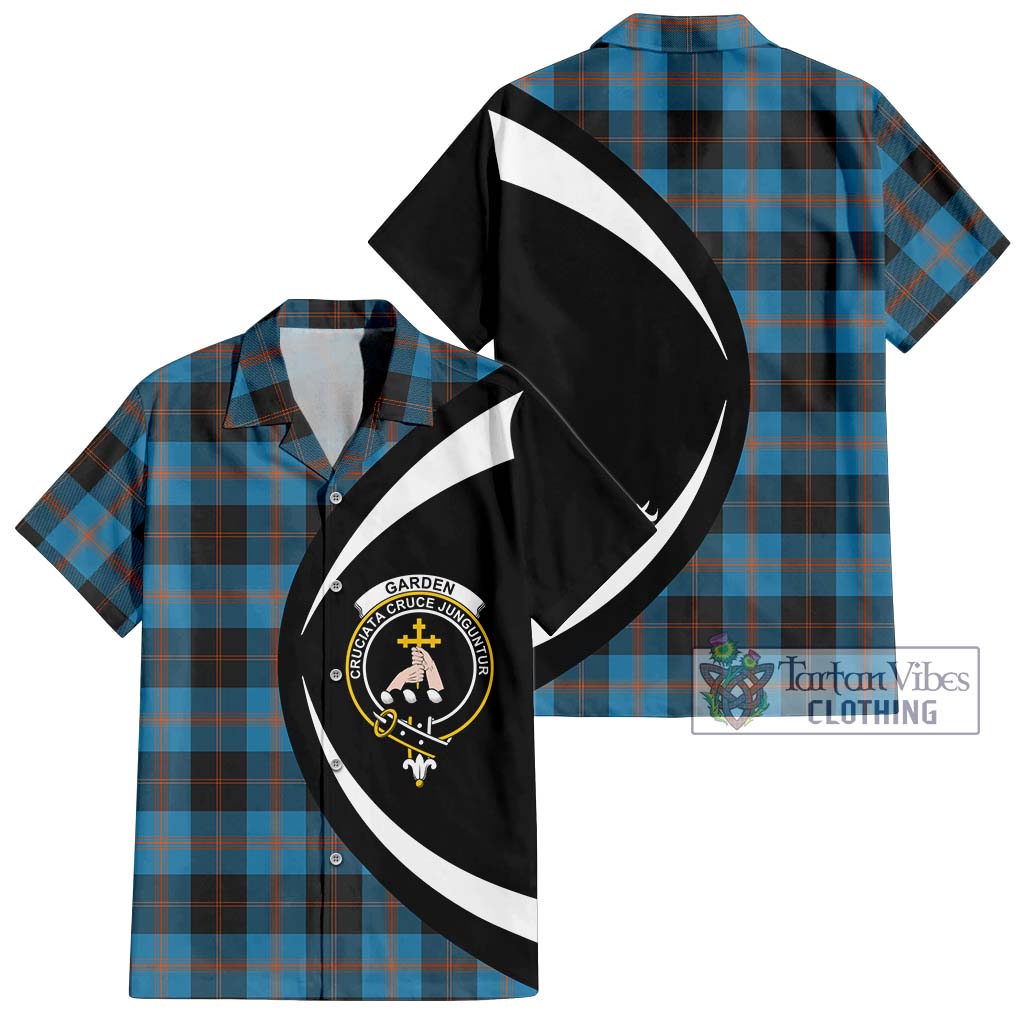 Garden (Gardyne) Tartan Hawaiian Shirt with Family Crest Circle Style Kid - Tartan Vibes Clothing
