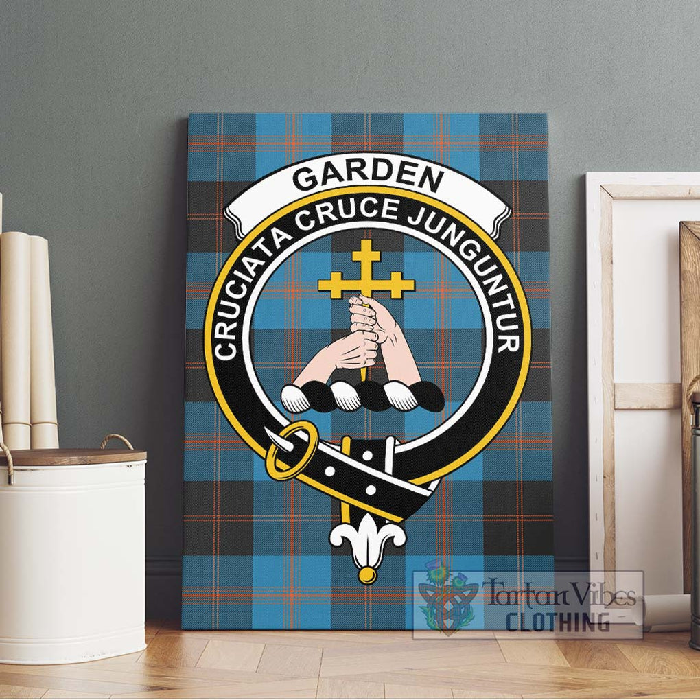 Garden (Gardyne) Tartan Canvas Print Wall Art with Family Crest Without Frame - Tartan Vibes Clothing
