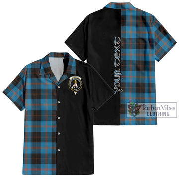 Garden (Gardyne) Tartan Hawaiian Shirt with Family Crest and Half Of Me Style Kid - Tartan Vibes Clothing