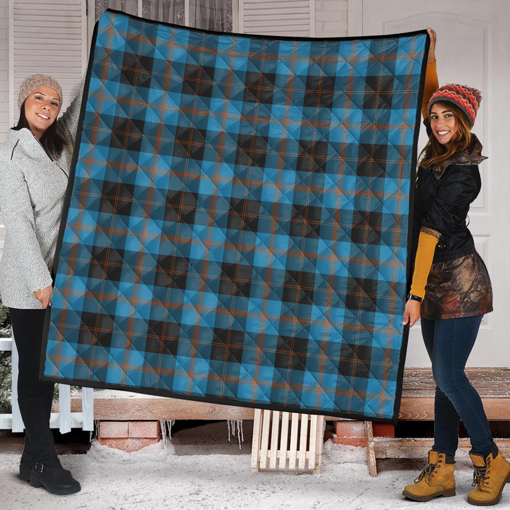 Garden (Gardyne) Tartan Quilt Super King Quilt 91" x 110" - Tartan Vibes Clothing